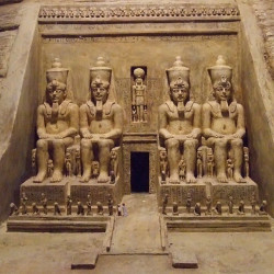 Model of Temple at Abu Simbel in the Rosicrucian Egyptian Museum (1)